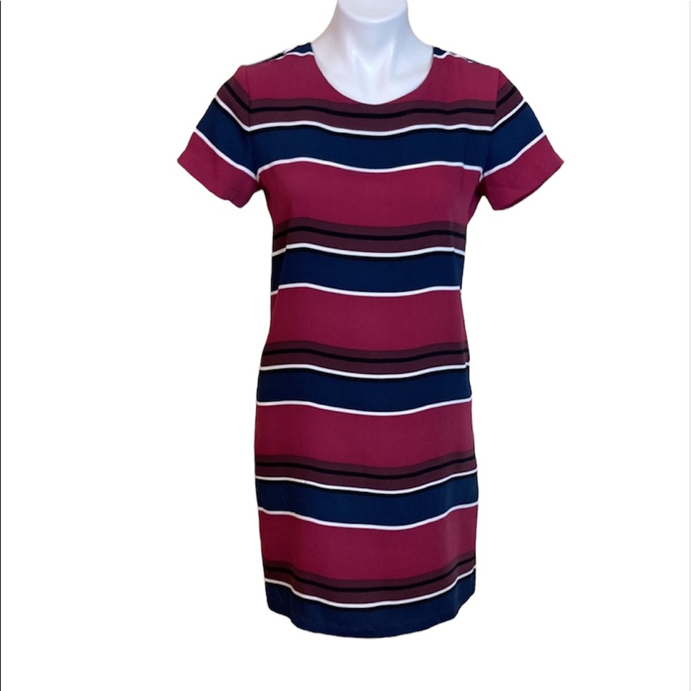 Adrienne Vittadini Striped Sheath Dress